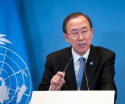 UN chief hoping for draft of global climate deal