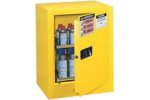 Justrite - JR-890500 - Sure-Grip EX 24 Aerosol Can Benchtop Safety Cabinet (Manual, Yellow)