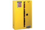 Justrite - JR-894500 - 45 Gal. Sure-Grip EX Flammable Safety Cabinet (Manual, Yellow)