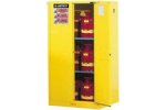 Justrite - JR-896000 - 60 Gal. Sure-Grip EX Flammable Safety Cabinet (Manual, Yellow)