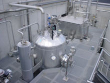 View of the top of the Athos reactor