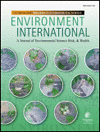 Environment International: A Journal of Environmental Science, Risk & Health Incorporating Progress in Environmental Science