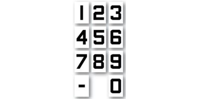 Figure Plates For Staff Gages